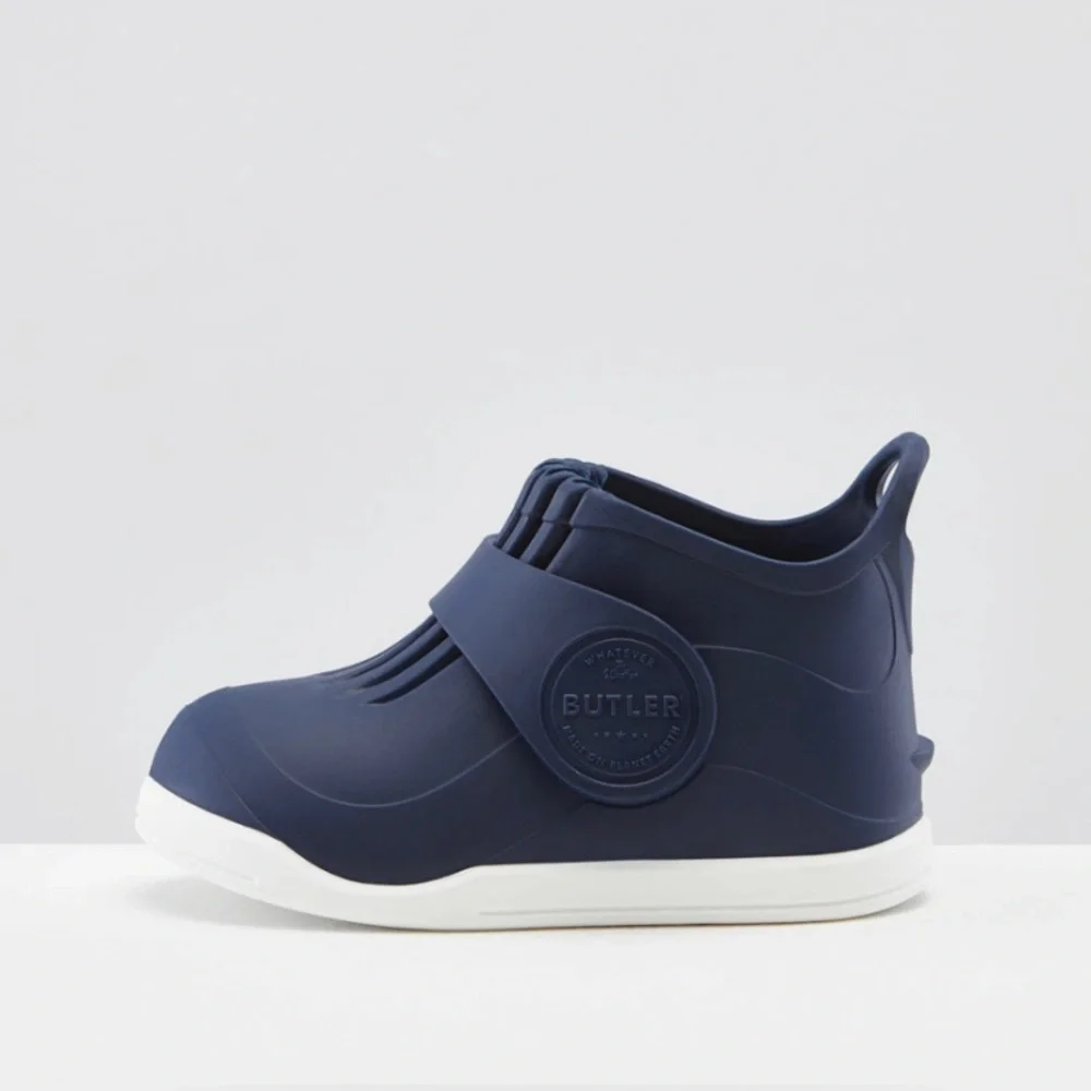 BUTLER ORIGINAL OVERSHOE - NAVY SIZE UNISEX 12 (NEW WITH TAGS)